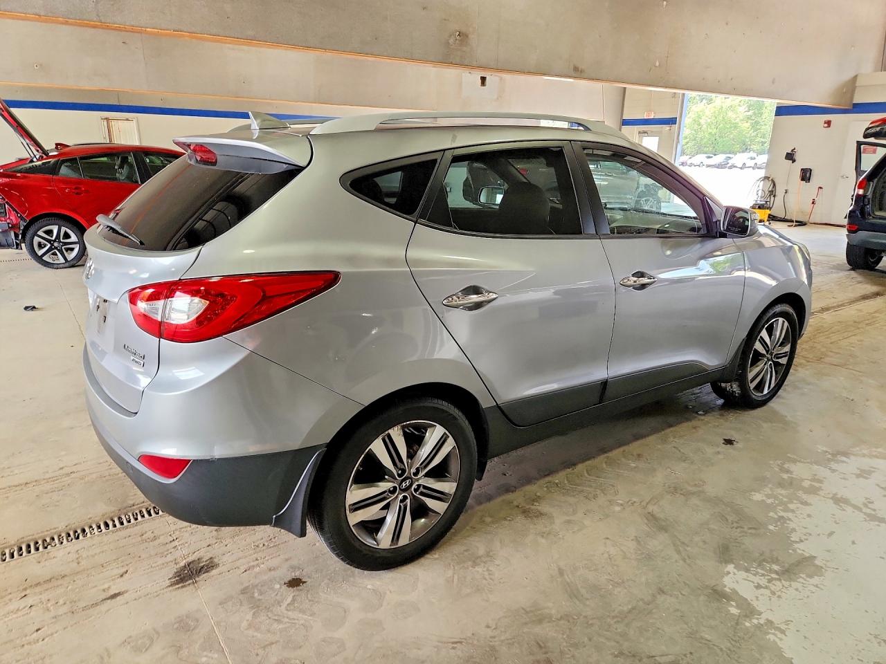 2014 Hyundai Tucson Limited Gray vin: KM8JUCAG2EU901565