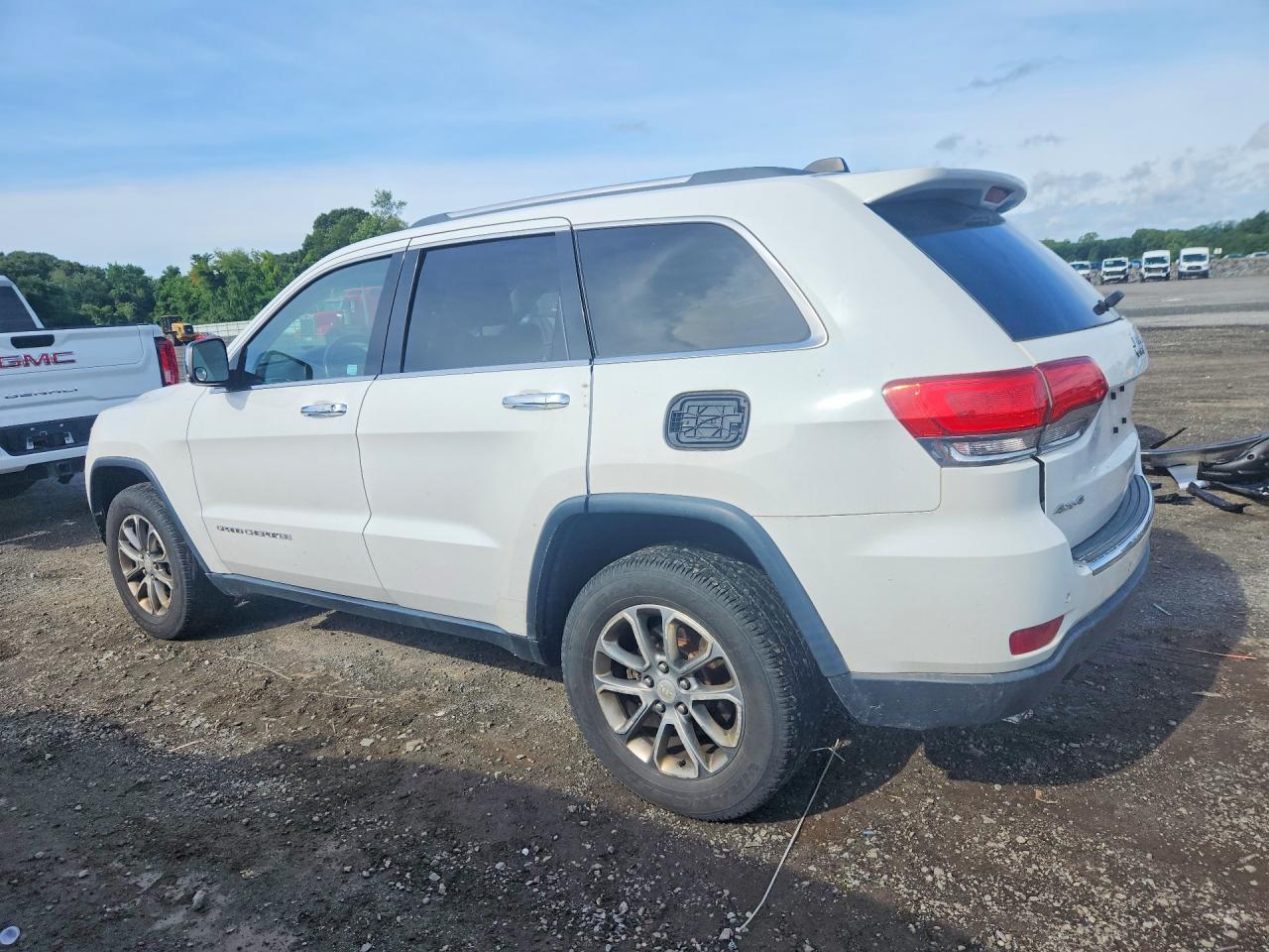 2014 Jeep Grand Cherokee Limited White vin: 1C4RJFBG3EC385660