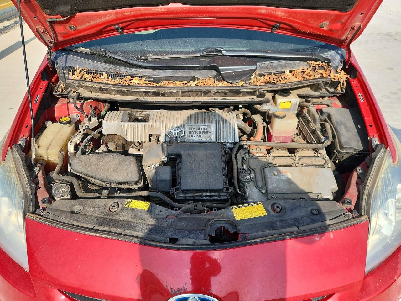 2010 Toyota Prius Iii Red vin: JTDKN3DU0A0163838