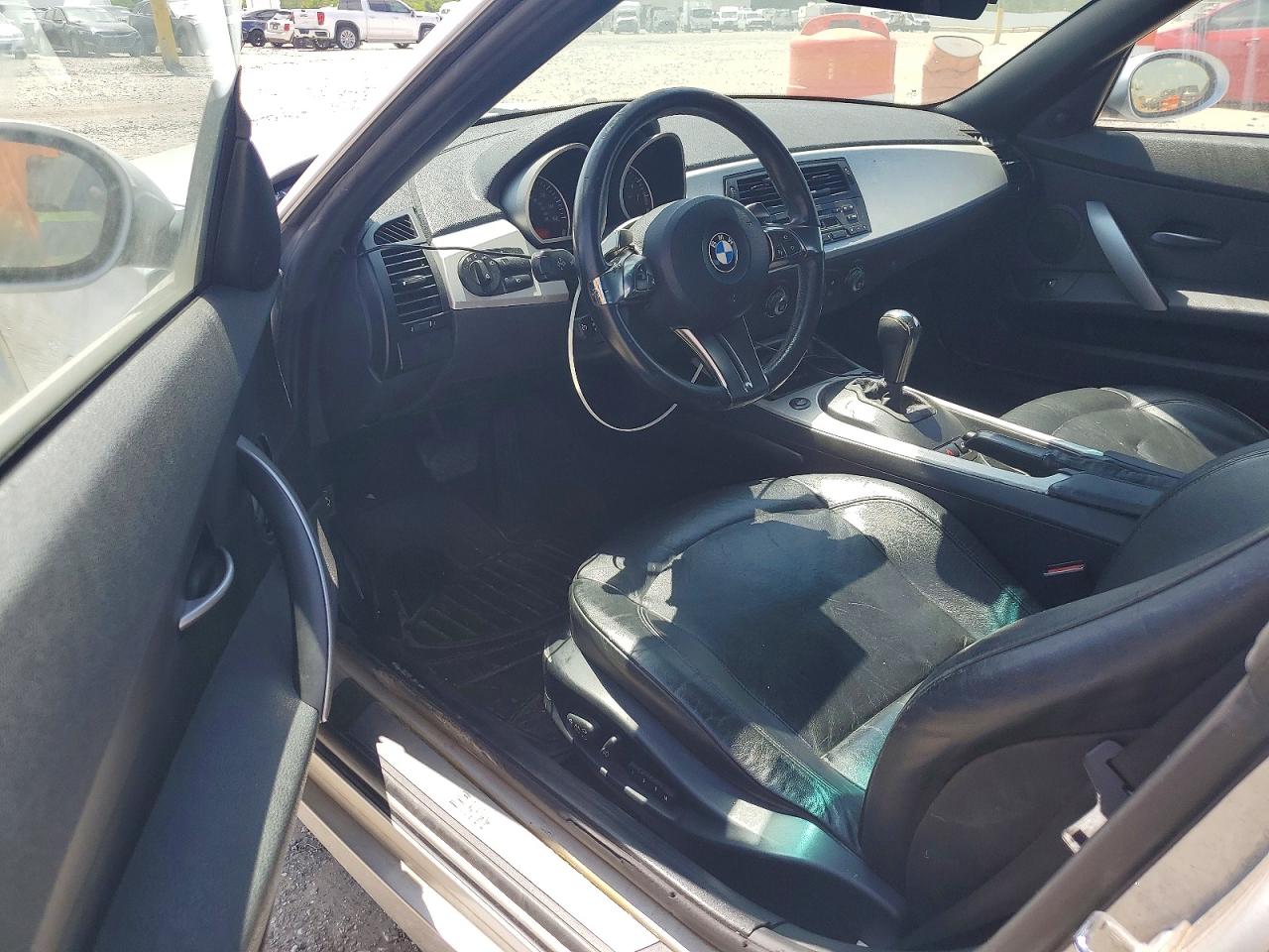 2006 Bmw Z4 3.0 Silver vin: 4USBU33526LW67952