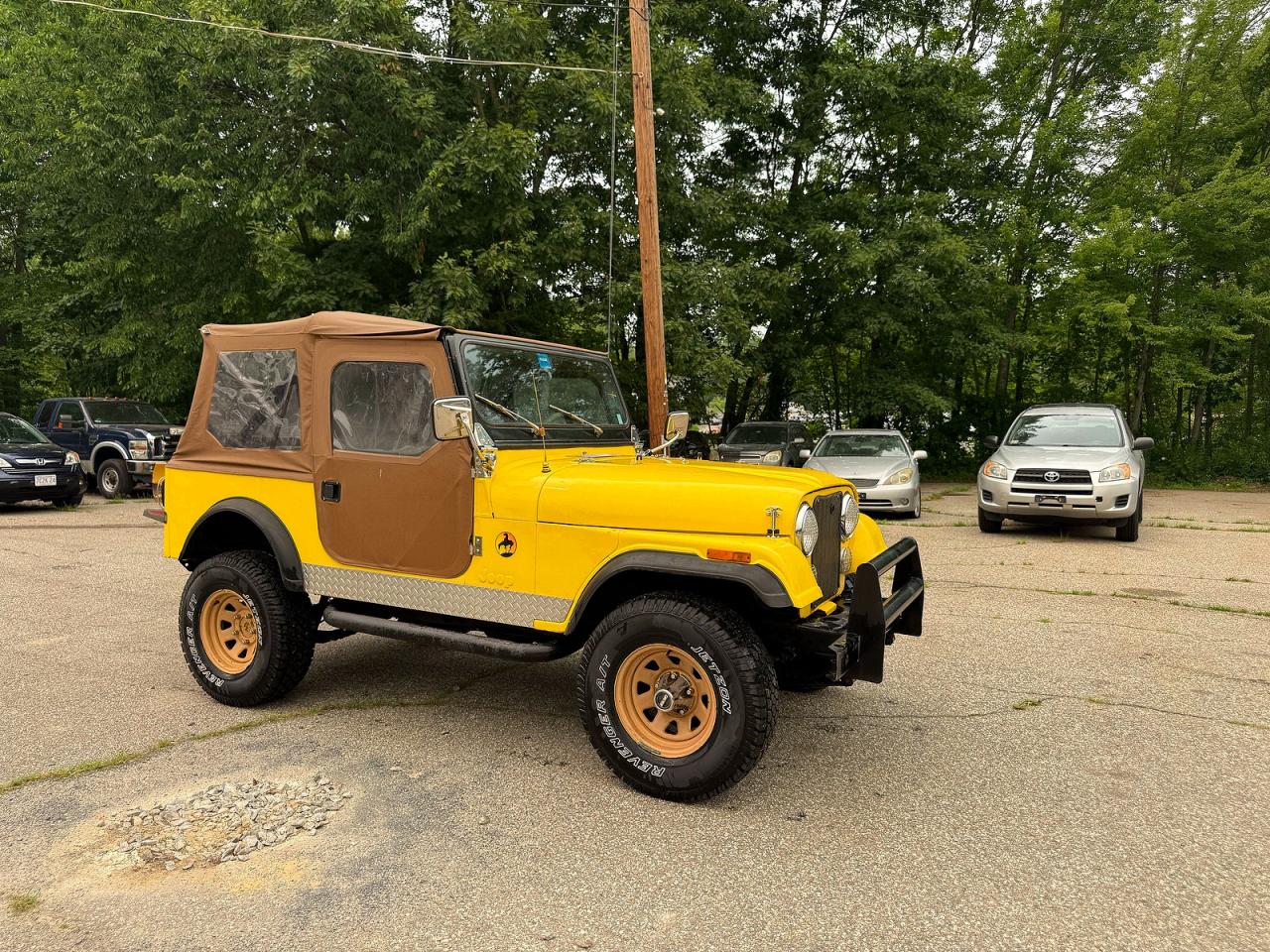 1986 Jeep Jeep Cj7 Yellow vin: 1JCCM87A0GT142841