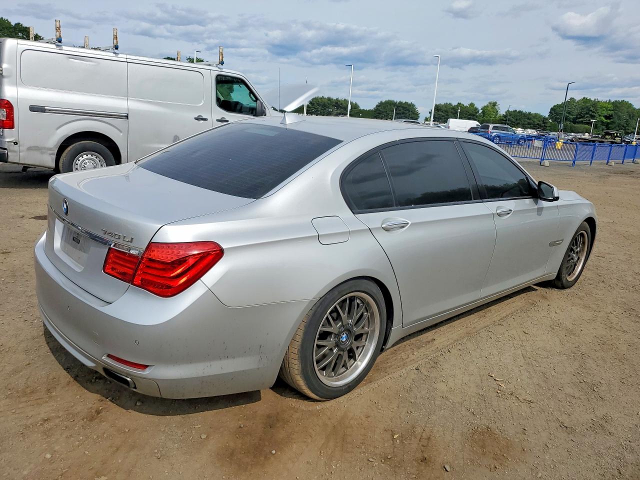 2012 Bmw 740 Li Silver vin: WBAKB4C55CC576135