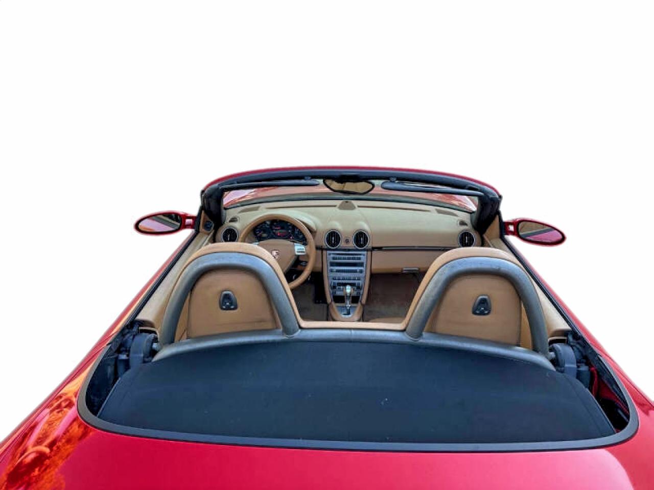 2006 Porsche Boxster Red vin: WP0CA29886U712353