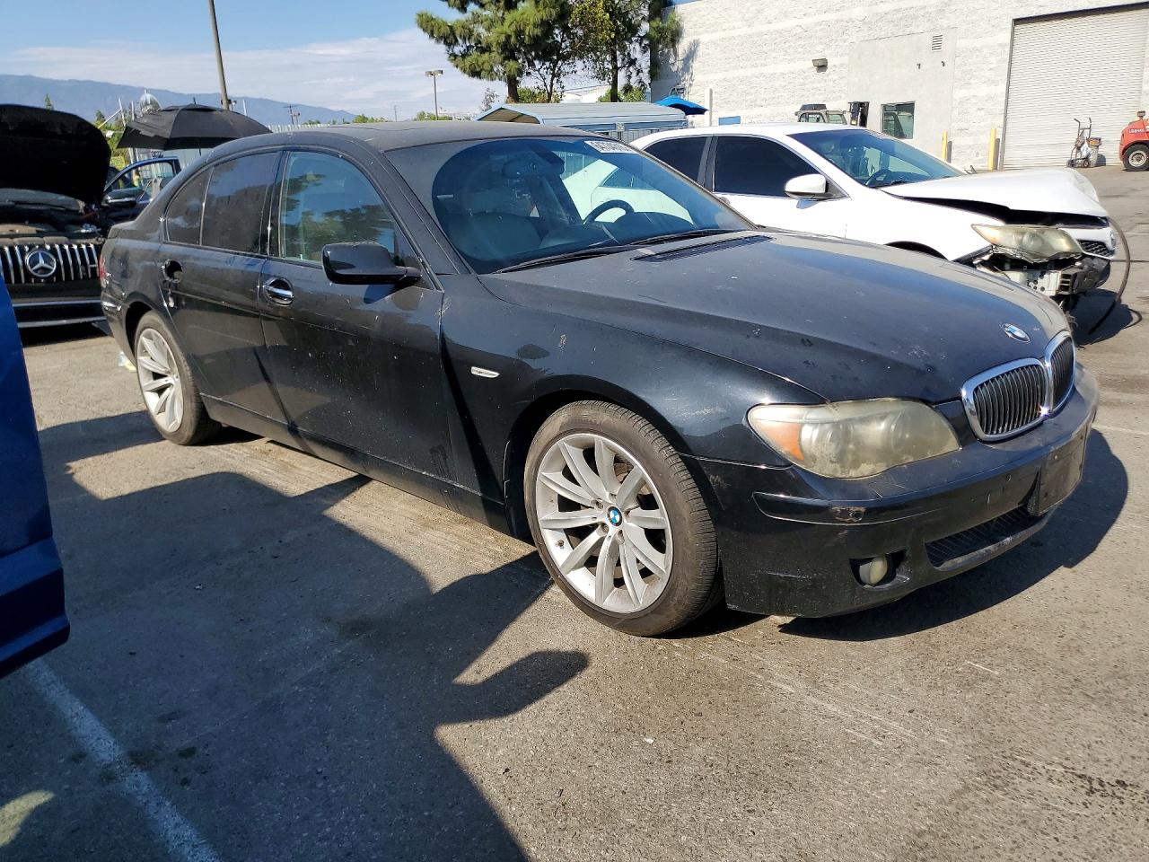 2007 Bmw 750 I Black vin: WBAHL83547DT09339