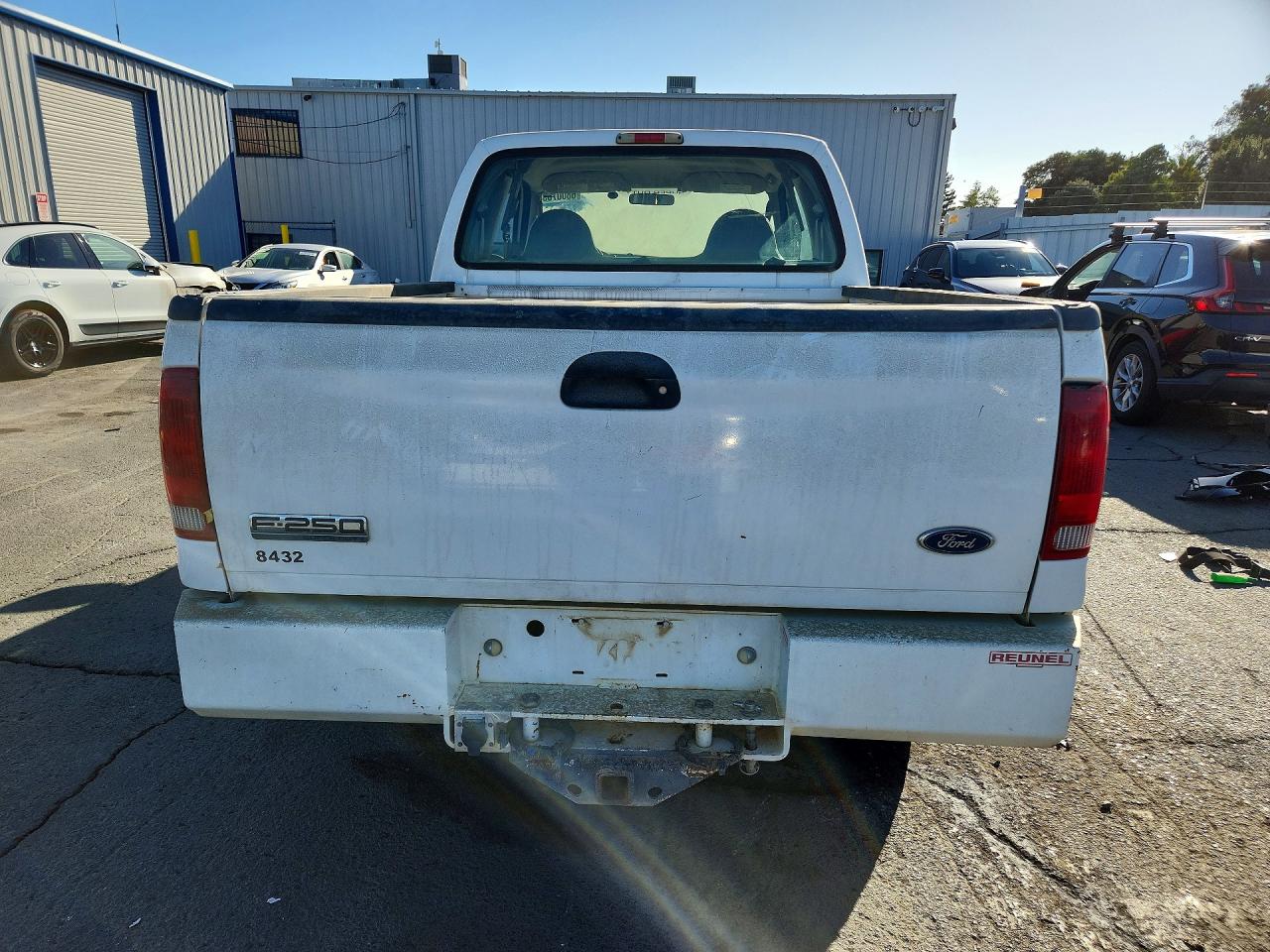 2005 Ford F250 Super Duty White vin: 1FTNX20515EC29287