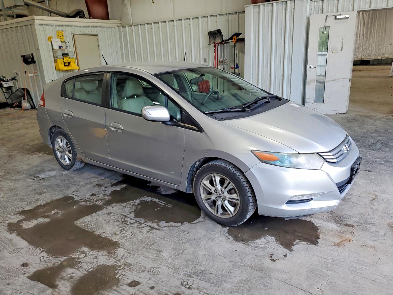 2010 Honda Insight Ex Silver vin: JHMZE2H77AS008333