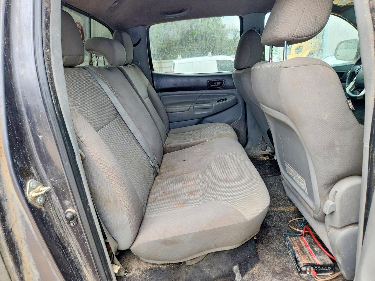 2014 Toyota Tacoma Double Cab Prerunner Gray vin: 3TMJU4GNXEM172591