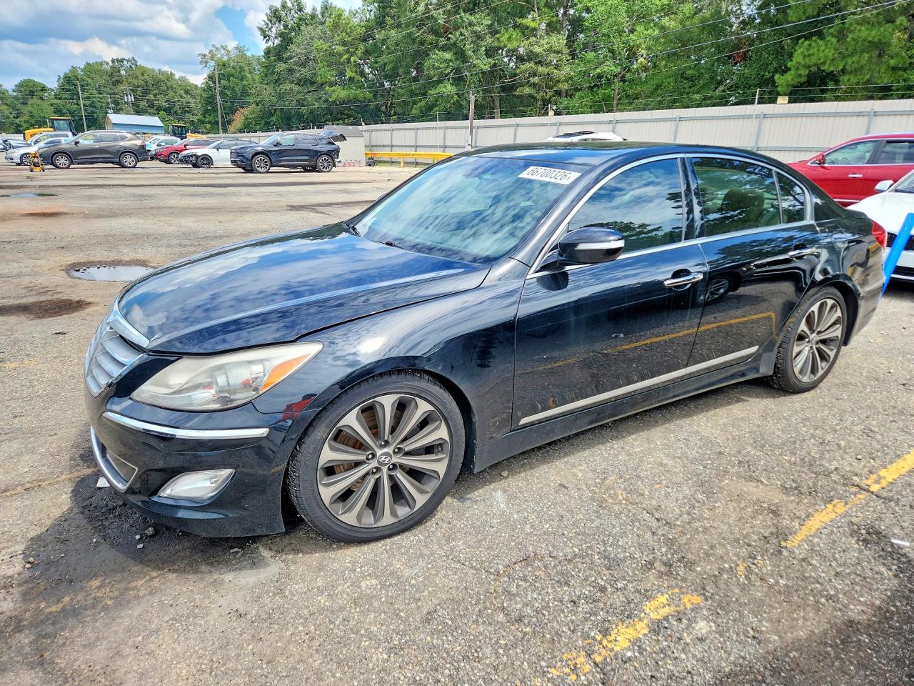 2013 Hyundai Genesis 5.0l Black vin: KMHGC4DH1DU239161