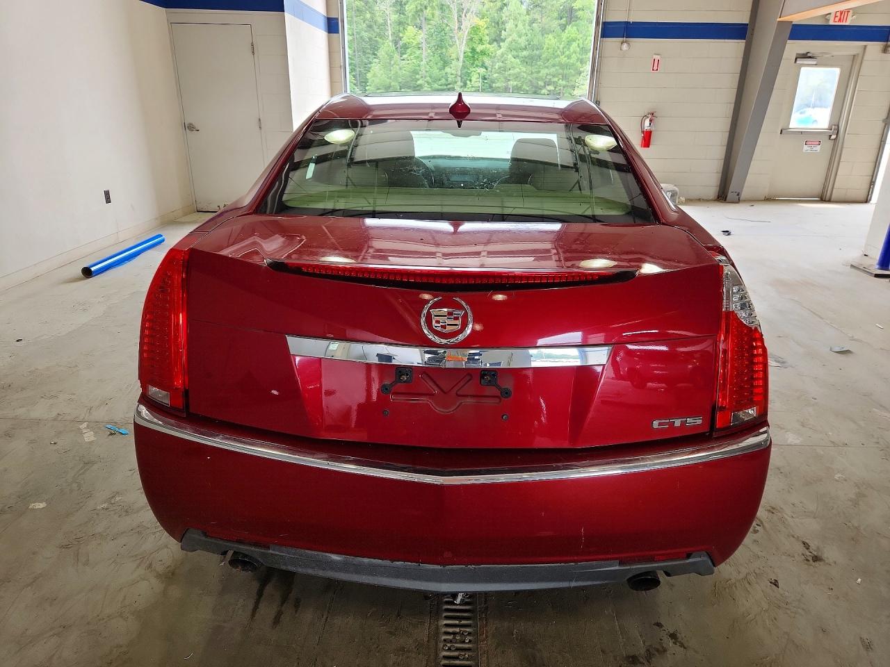 2009 Cadillac Cts Red vin: 1G6DF577690141378