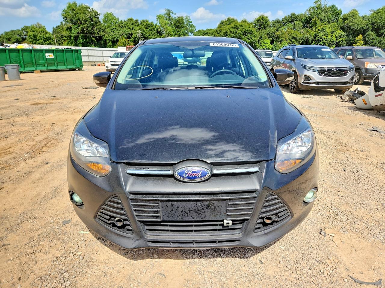 2014 Ford Focus Titanium Черный vin: 1FADP3N28EL227506