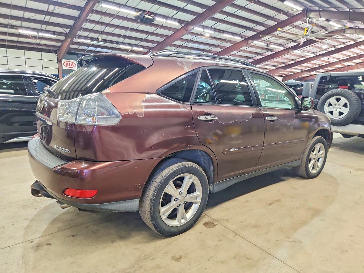 2008 Lexus Rx 400h Burgundy vin: JTJHW31U582850160