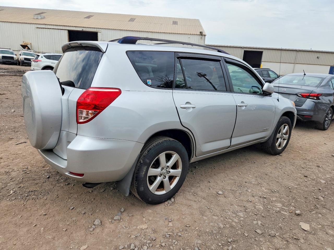 2007 Toyota Rav4 Limited Silver vin: JTMBD31V775057012