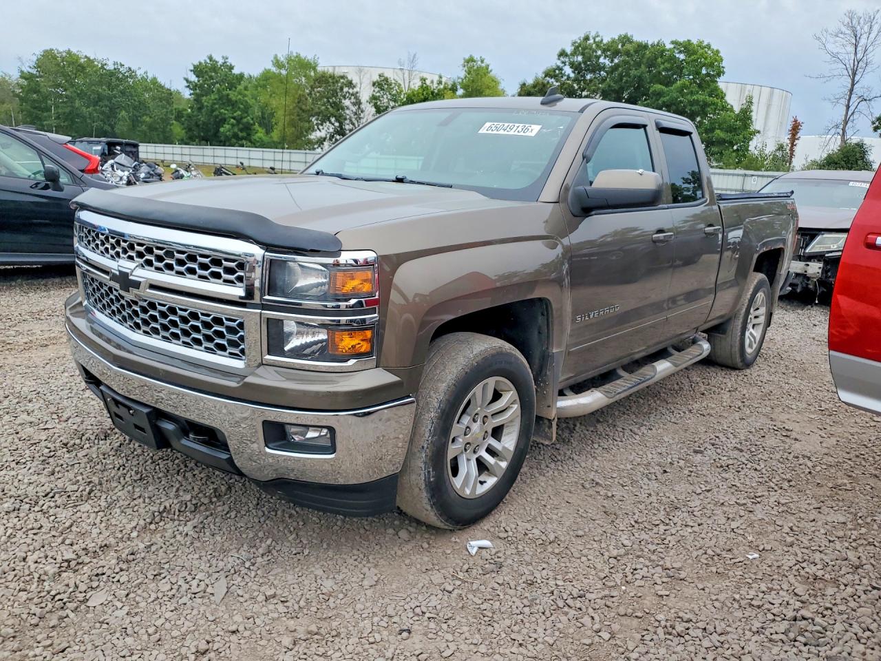 2015 Chevrolet Silverado K1500 Lt Brown vin: 1GCVKREC0FZ323430