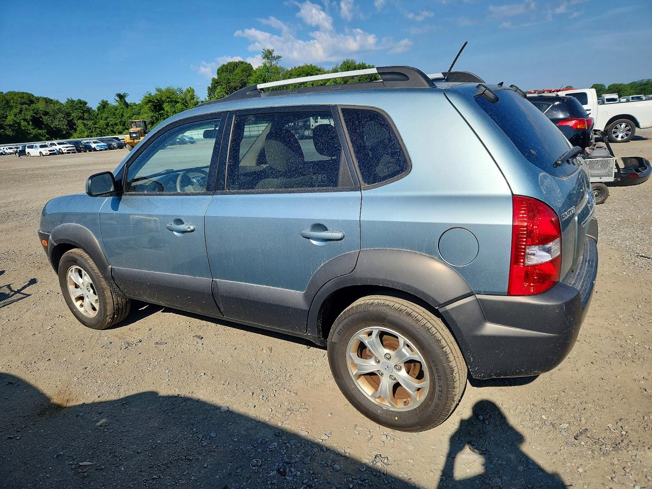 2009 Hyundai Tucson Se Blue vin: KM8JN12D49U941142