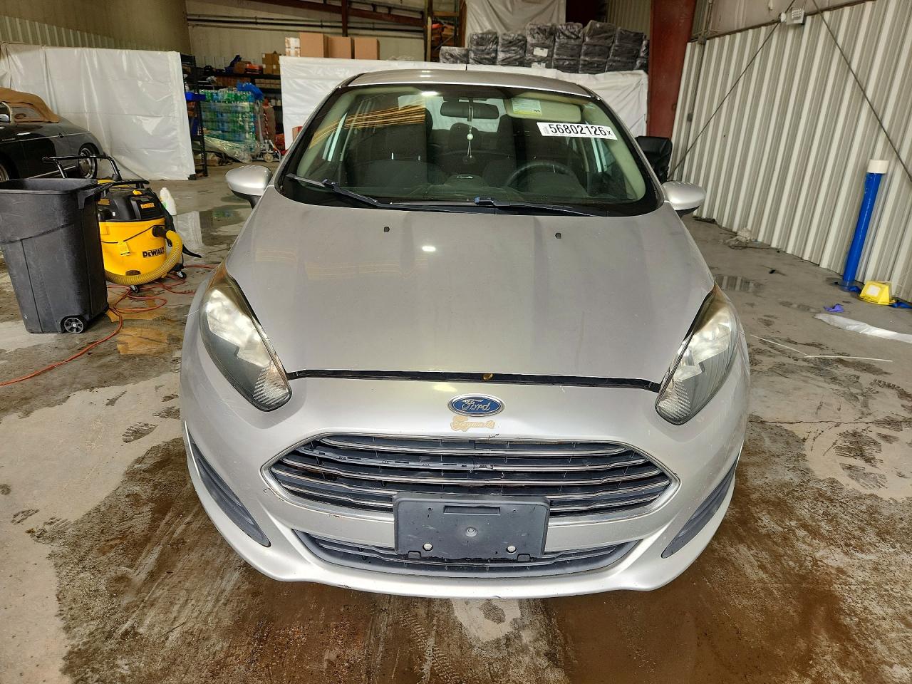 2015 Ford Fiesta S Silver vin: 3FADP4AJ0FM171760