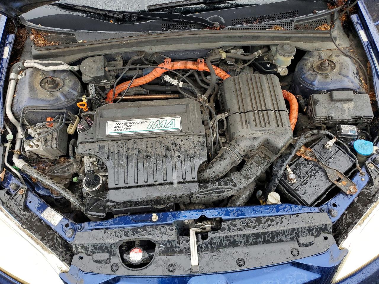 2005 Honda Civic Hybrid Blue vin: JHMES96645S025557