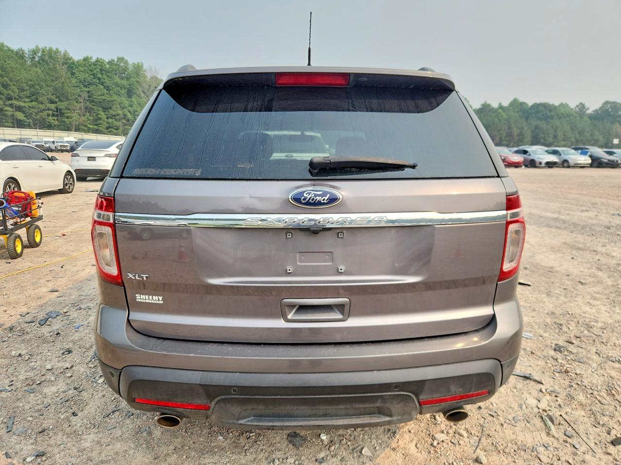 2013 Ford Explorer Xlt Gray vin: 1FM5K7D81DGB25087