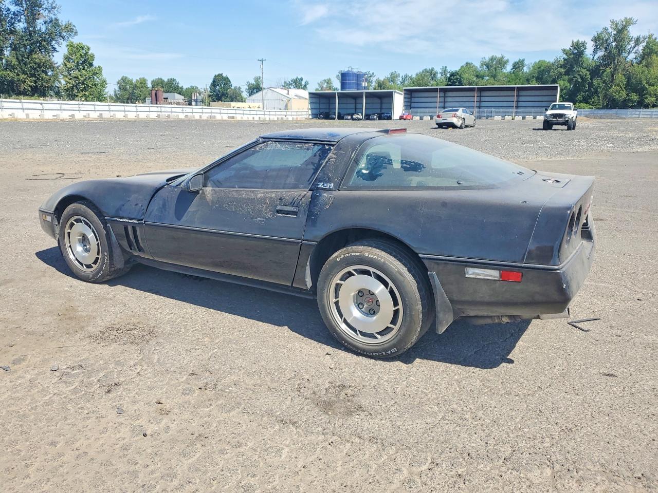 1987 Chevrolet Corvette Черный vin: 1G1YY2183H5113833