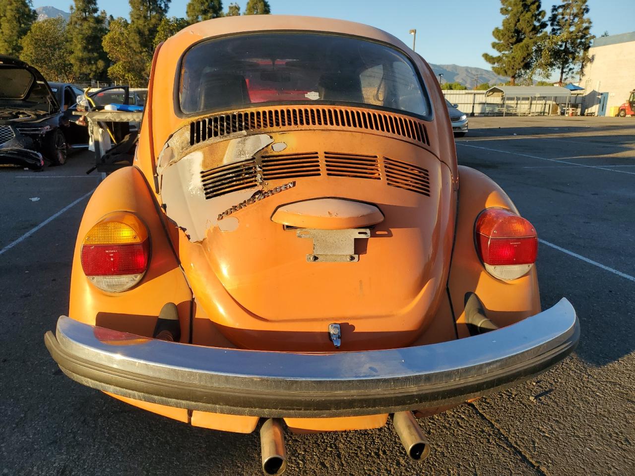 1974 Volkswagen Beetle Orange vin: 1342101235
