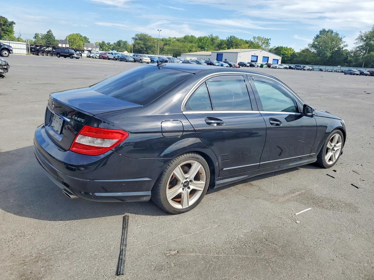 2010 Mercedes-benz C 300 4matic Black vin: WDDGF8BB9AR095865