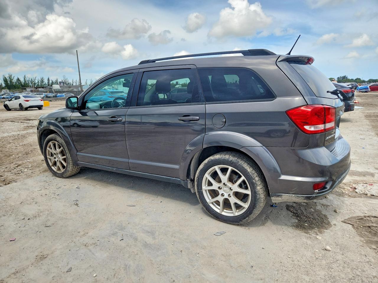 2015 Dodge Journey Sxt Gray vin: 3C4PDCBG6FT723314