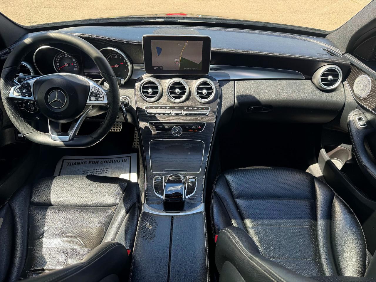 2015 Mercedes-benz C 300 4matic Black vin: 55SWF4KB4FU052464