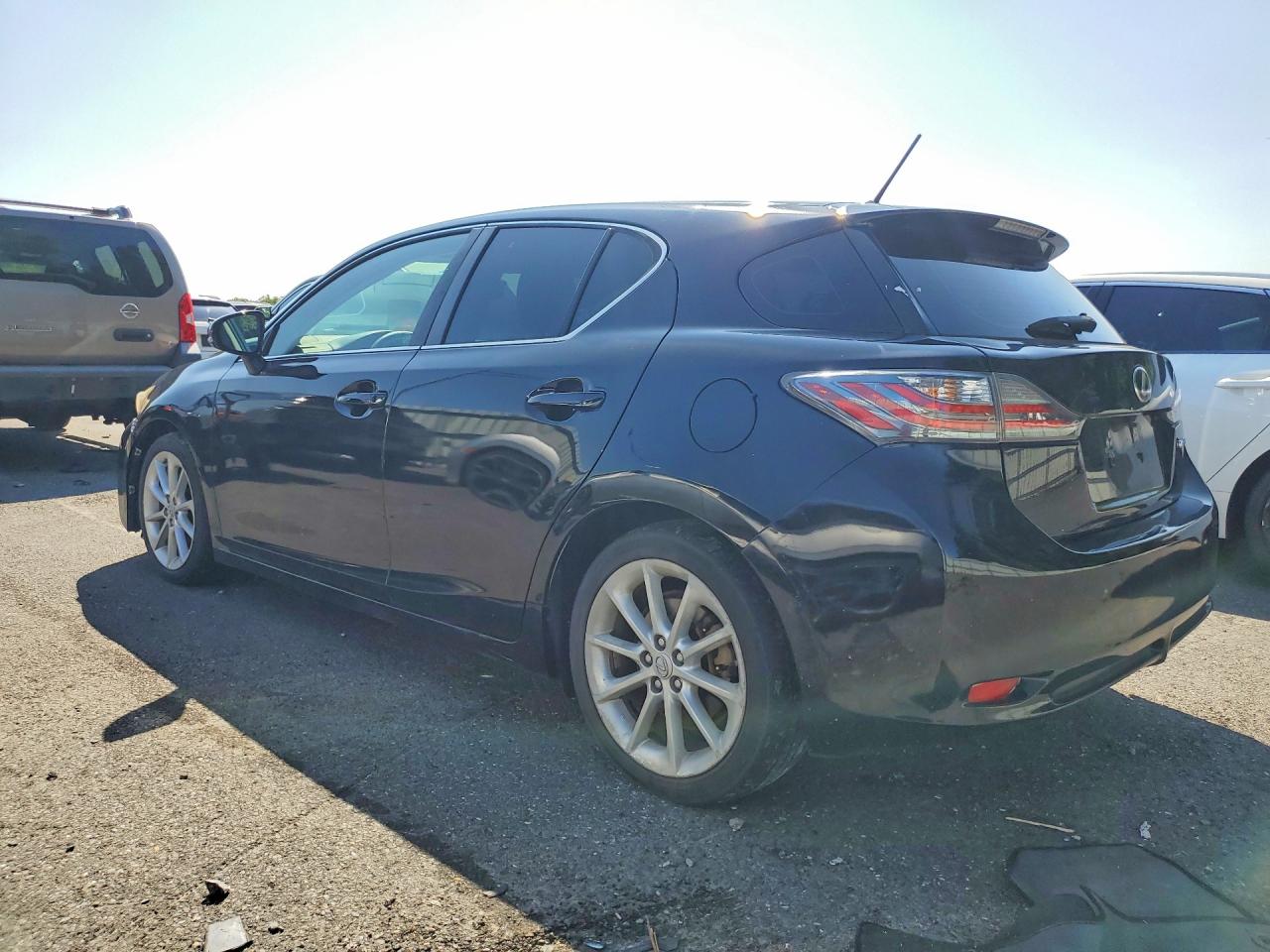 2012 Lexus Ct 200 Black vin: JTHKD5BHXC2067032