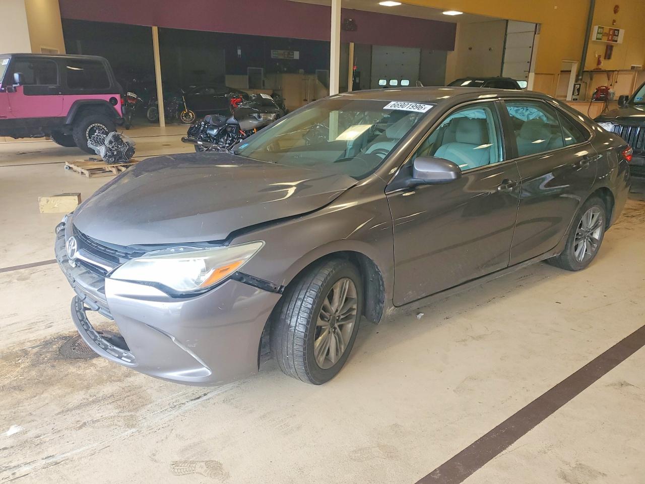 2015 Toyota Camry Le Gray vin: 4T4BF1FK0FR461787