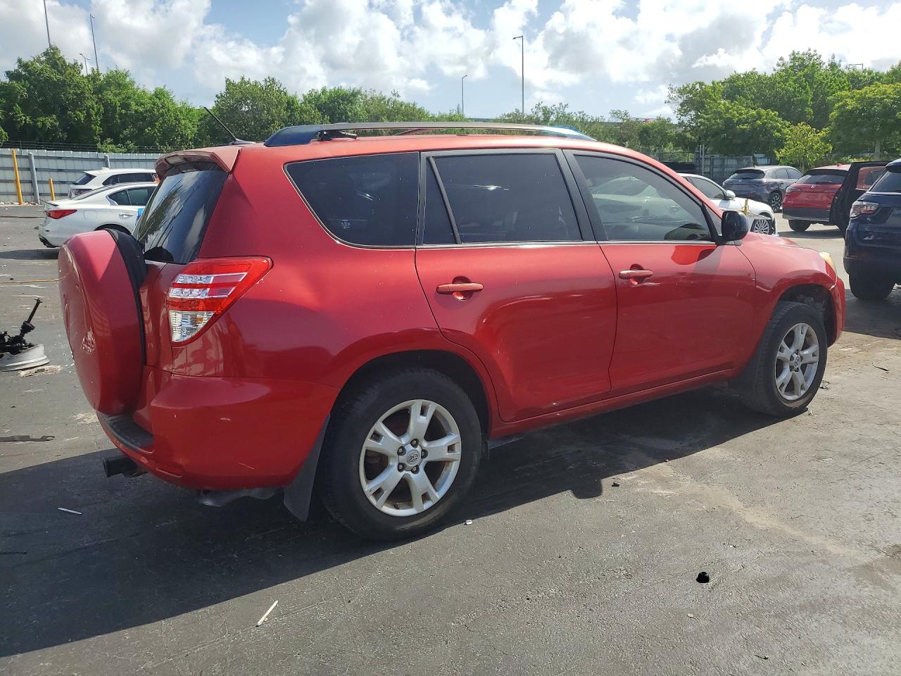 2012 Toyota Rav4 Base Red vin: JTMZF4DV9C5046436