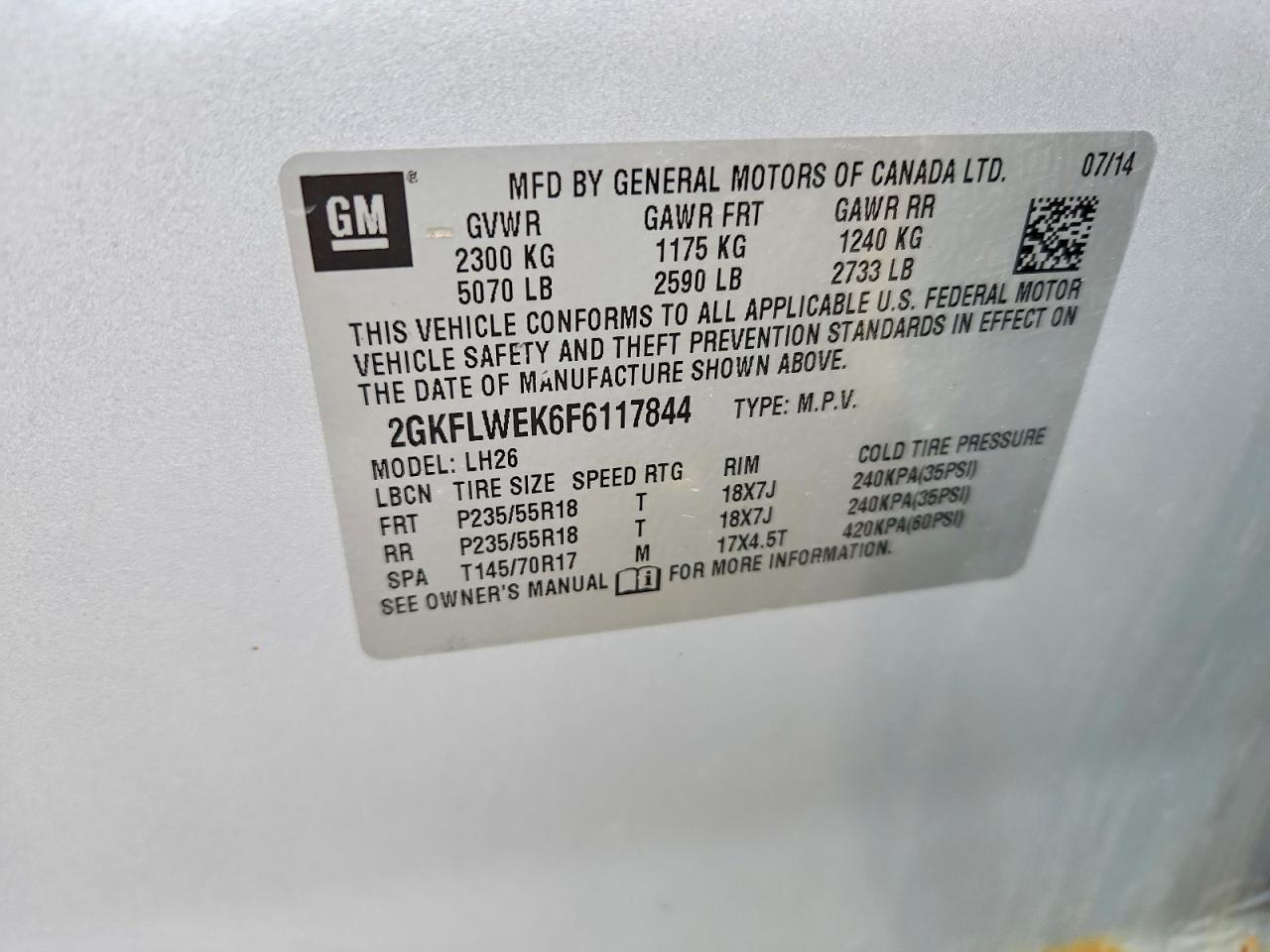 2015 Gmc Terrain Sle Silver vin: 2GKFLWEK6F6117844
