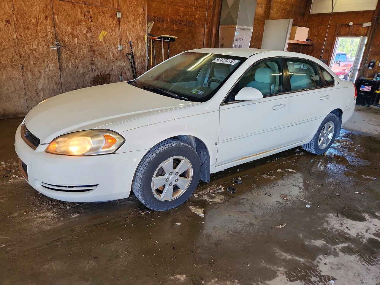 2008 Chevrolet Impala Lt White vin: 2G1WT55N189224987