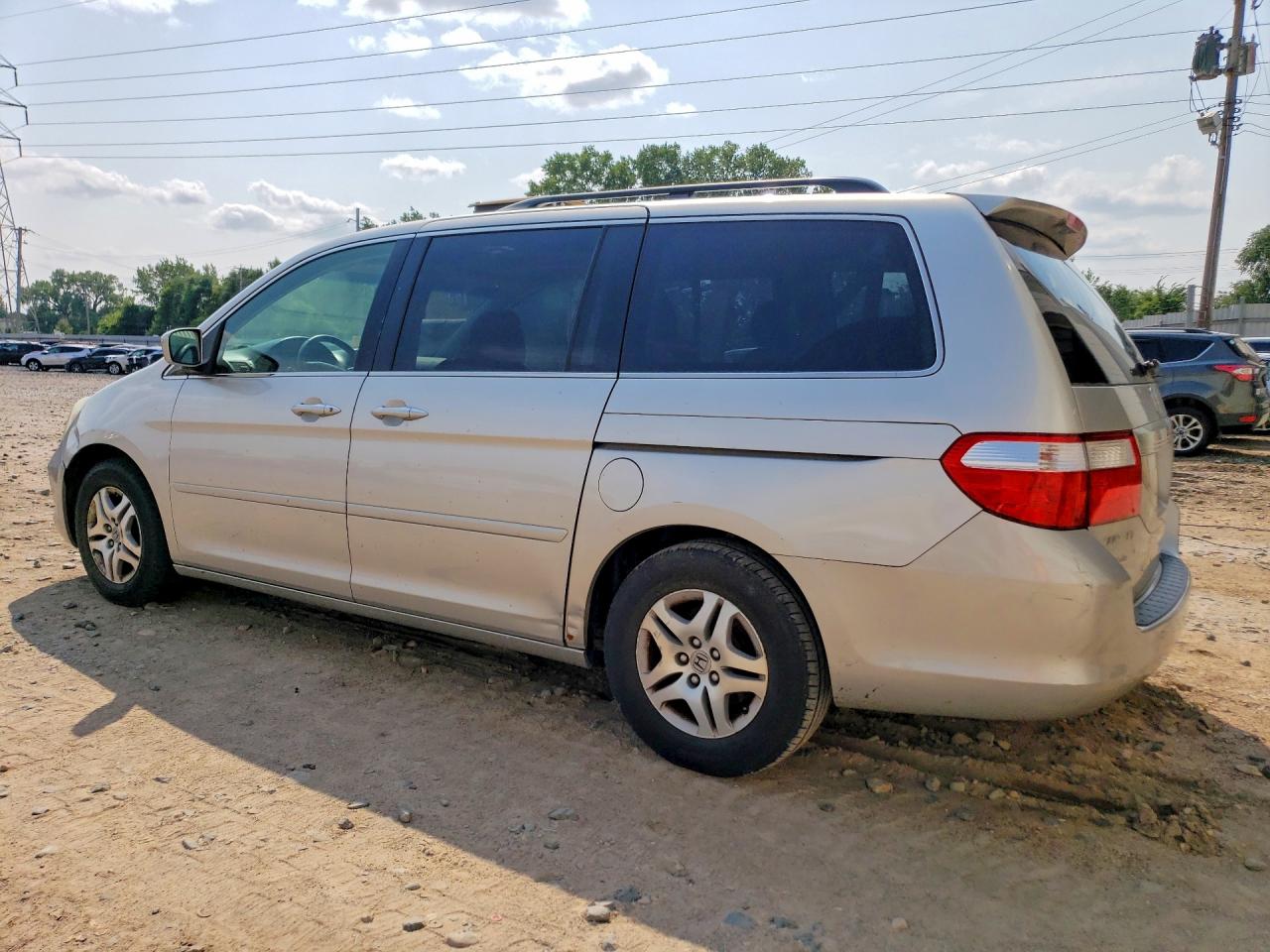 2007 Honda Odyssey Exl Silver vin: 5FNRL38657B123166