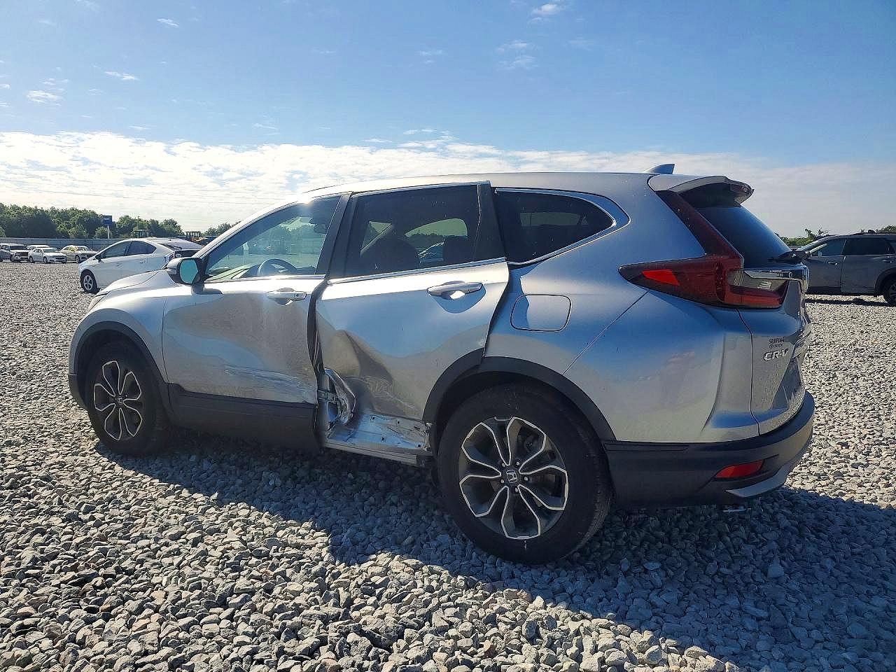 2022 Honda Cr-v Ex Gray vin: 5J6RW1H52NA009760