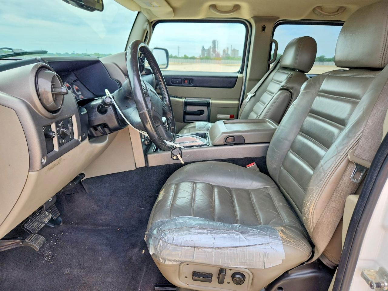 2003 Hummer H2 Белый vin: 5GRGN23U53H122951