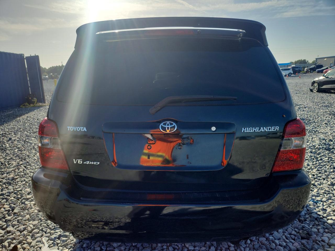 2006 Toyota Highlander Limited Black vin: JTEEP21A160155343