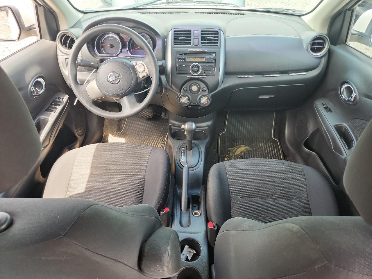 2013 Nissan Versa 1.6 S White vin: 3N1CN7AP8DL853504
