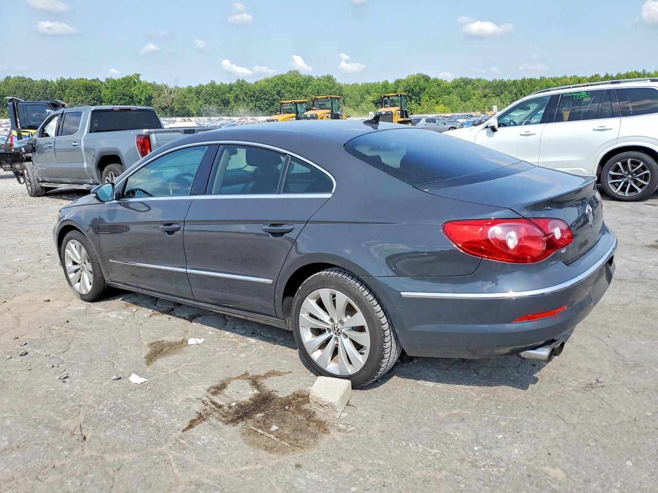 2012 Volkswagen Cc Sport Gray vin: WVWMN7AN3CE541332