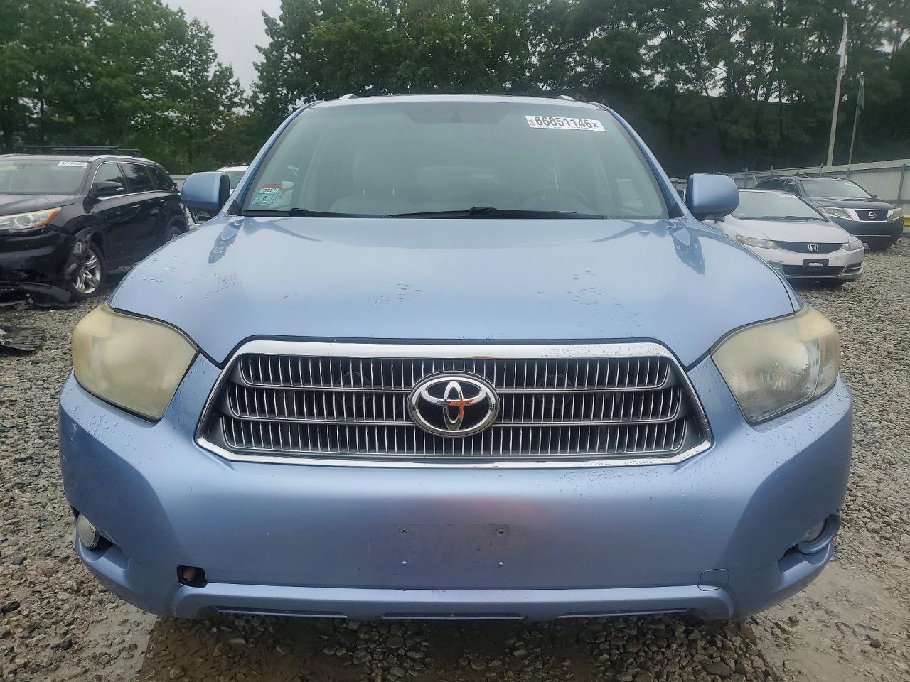 2009 Toyota Highlander Hybrid Limited Blue vin: JTEEW44A992028181