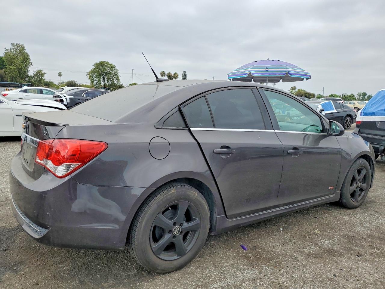 2014 Chevrolet Cruze Lt Gray vin: 1G1PC5SB4E7169186