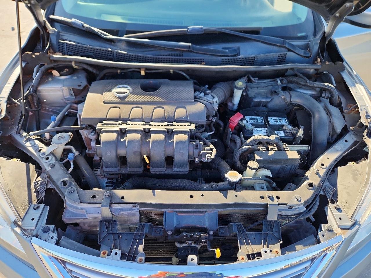 2014 Nissan Sentra Sv Серый vin: 3N1AB7AP9EY264062