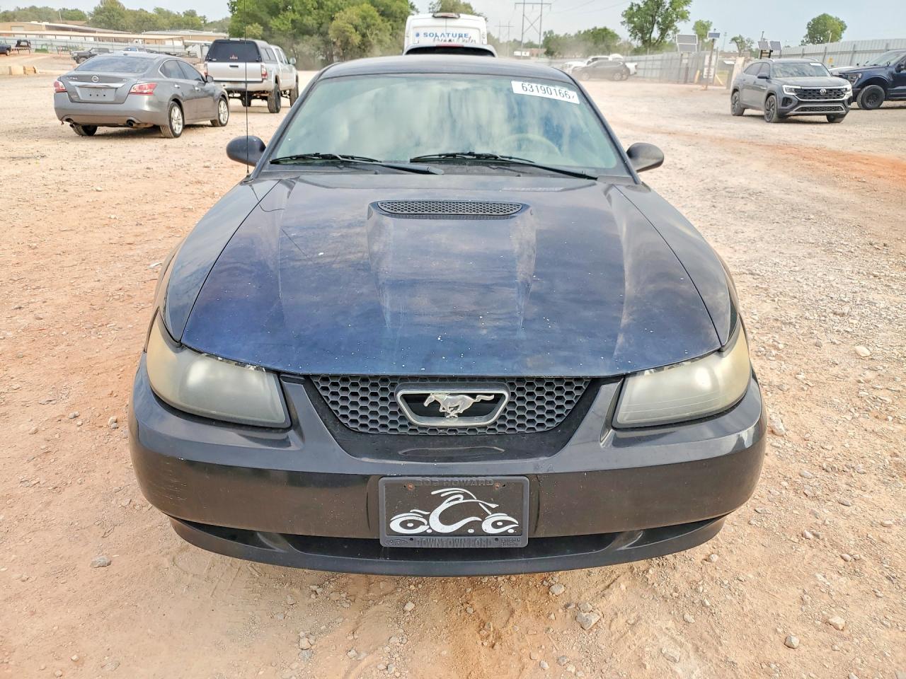 2002 Ford Mustang Black vin: 1FAFP40402F198293