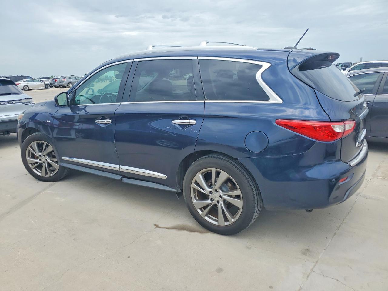 2015 Infiniti Qx60 Base Blue vin: 5N1AL0MMXFC501912