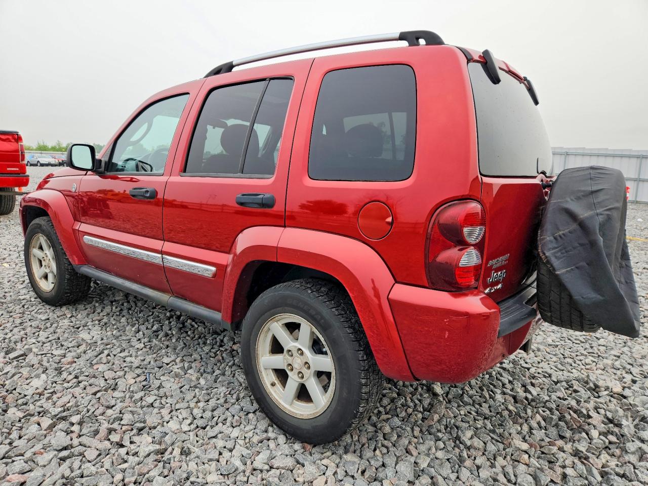 2006 Jeep Liberty Limited Red vin: 1J4GL58K46W286847