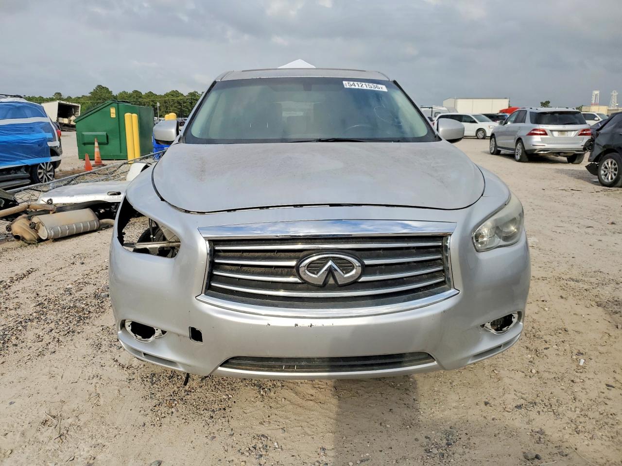 2013 Infiniti Jx35 Base Silver vin: 5N1AL0MN7DC348542