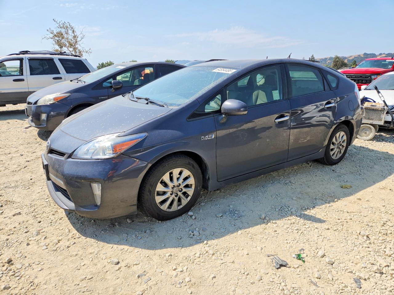 2014 Toyota Prius Plug-in Hybrid Base Charcoal vin: JTDKN3DP6E3059353