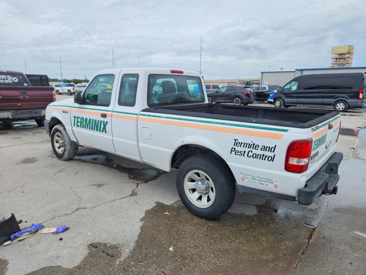 2011 Ford Ranger Super Cab Белый vin: 1FTKR1ED3BPB16285