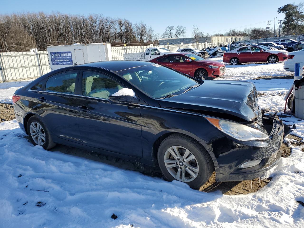 2013 Hyundai Sonata Gls Black vin: 5NPEB4AC7DH725779
