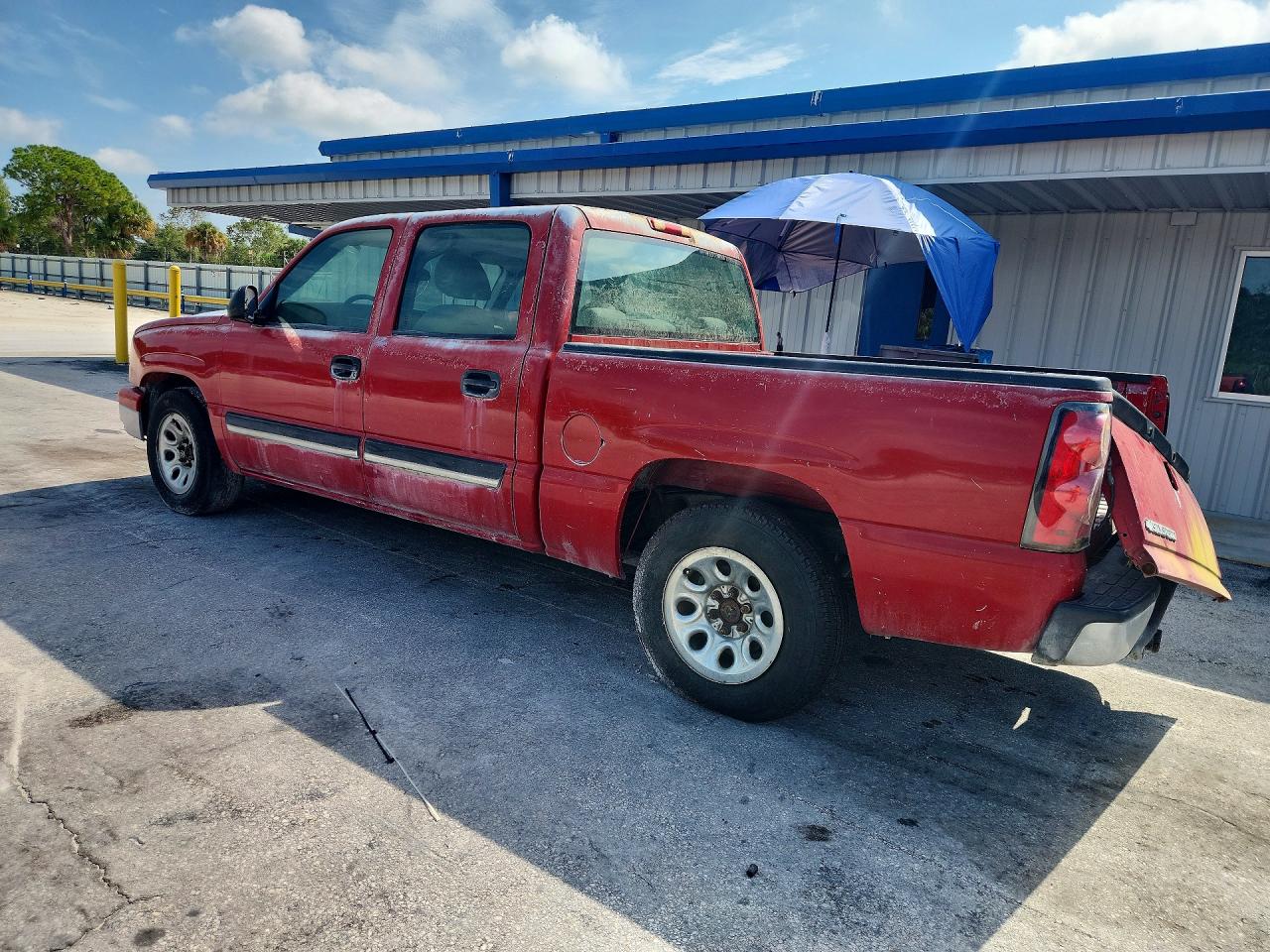 2007 Chevrolet Silverado C1500 Classic Crew Cab Red vin: 2GCEC13V771165391