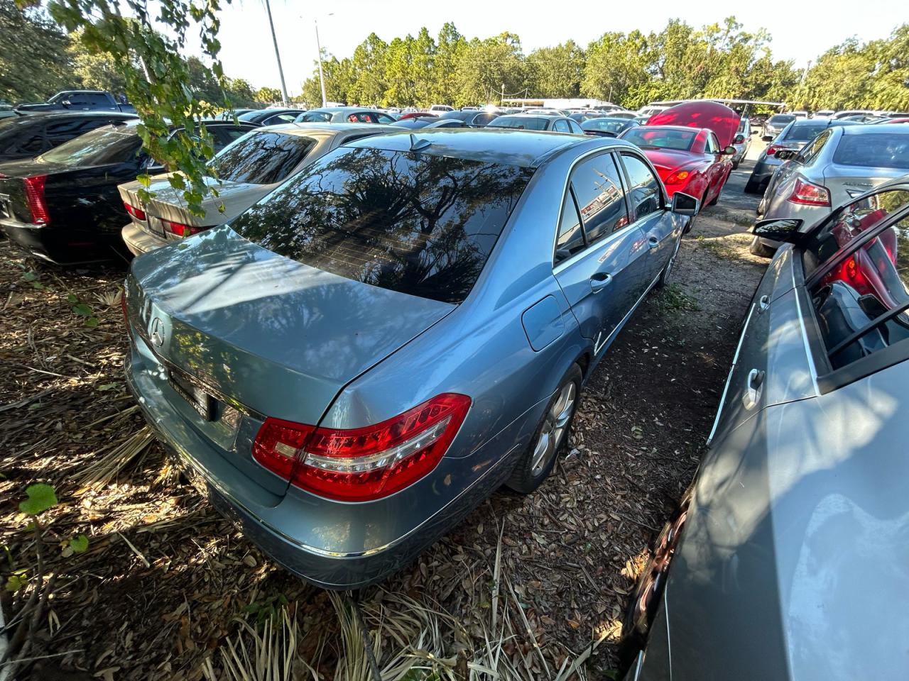 2010 Mercedes-benz E 350 Синий vin: WDDHF5GB5AA233623