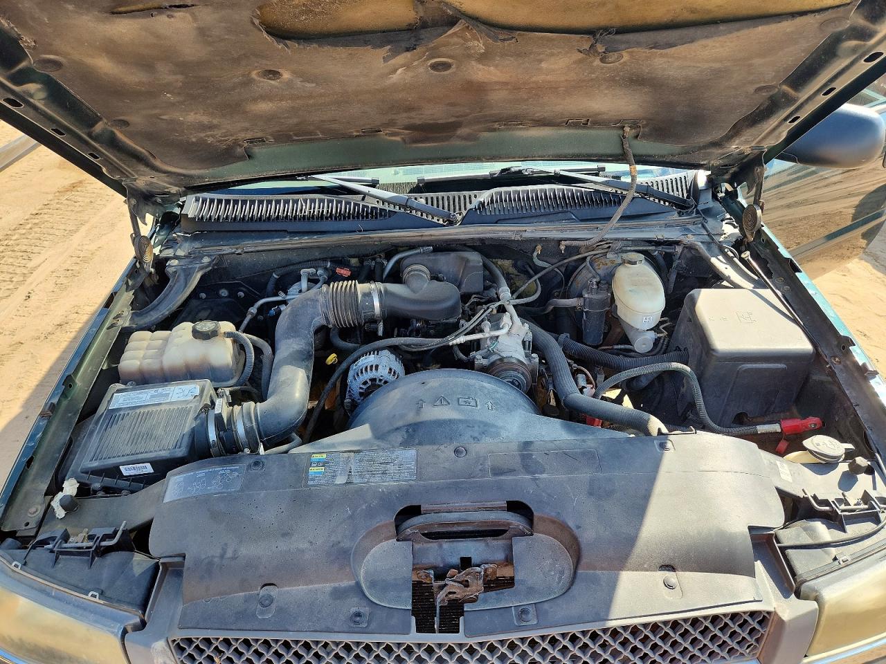 2003 Chevrolet Silverado K1500 Green vin: 1GCEK14X23Z299181